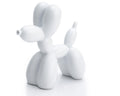 AMOIENSIS Balloon Dog Statue Decor, 4 inch White Balloon Dog Animal Sculpture, Small Nick Nacks for Shelves Decor, Small Eclecti