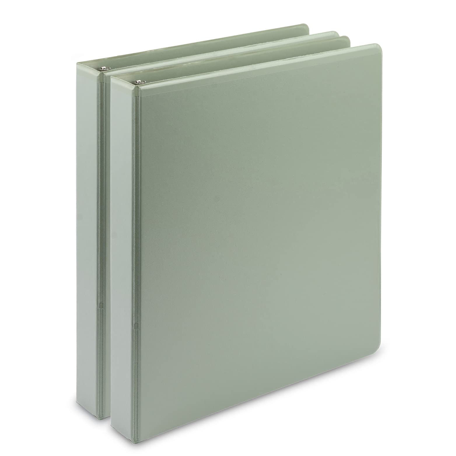 Samsill Plant-Based 1 Inch Durable D-Ring, Made In Usa, View Binder, Eco-Friendly, Usda Certified Biobased, 2 Pack, Sage Green