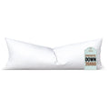 Pillowflex Synthetic Down Pillow Insert - 20X60 Down Alternative Pillow, Ultra Soft Body Pillow, Large Queen Body Bed Sleeping P