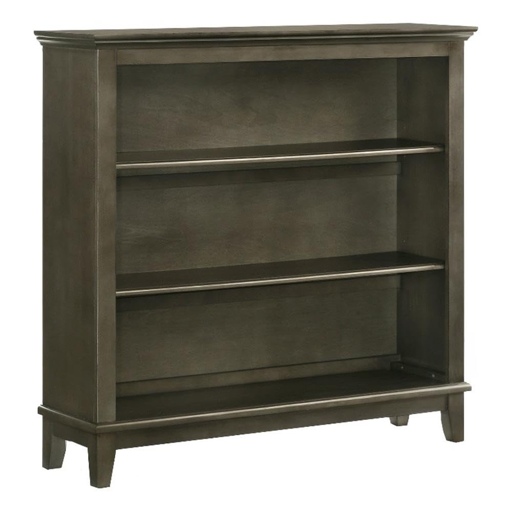 Intercon Furniture San Mateo Youth 52&quot; Transitional Wood Bookcase in Gray