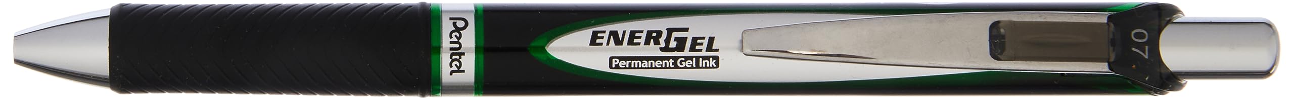 Pentel Blp77-Dx Energel Document With Push Mechanism, Waterproof, Non-Fading Ink. Indelible, Iso 27668-2, Green