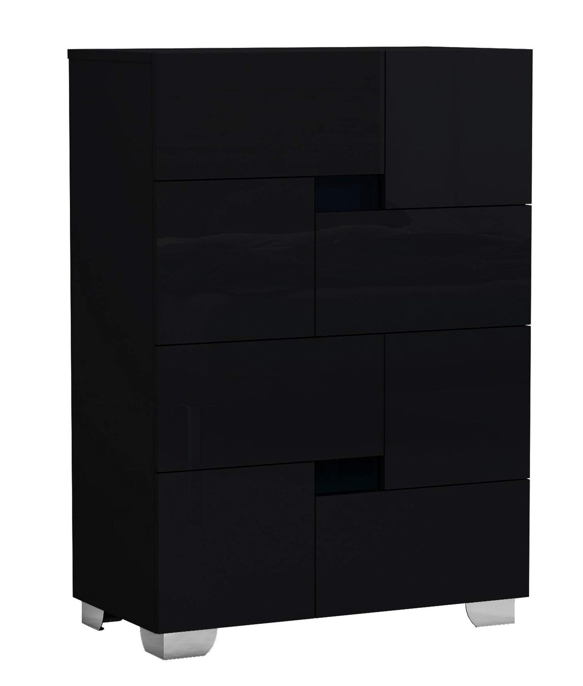 HomeRoots 44' Superb Black High Gloss Chest