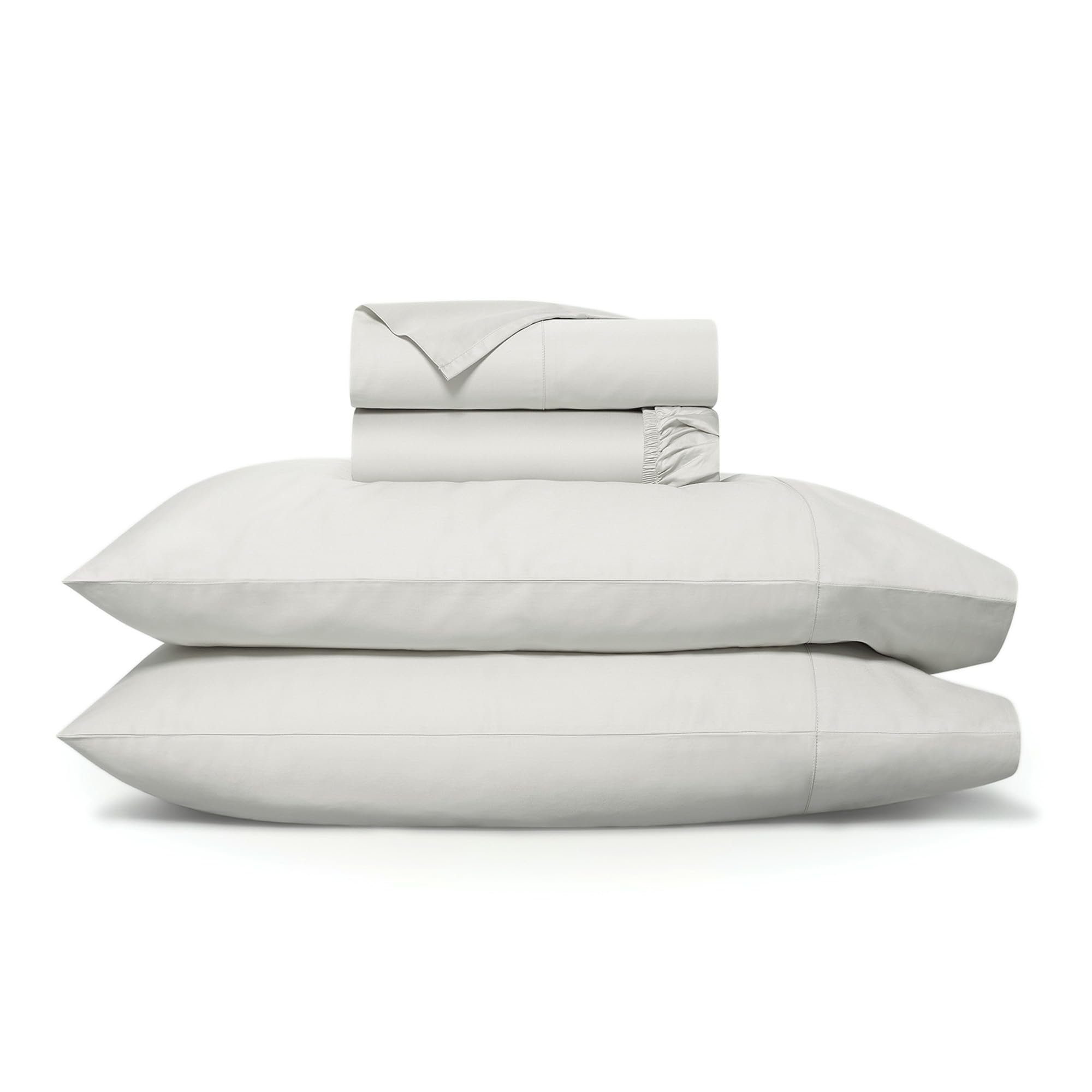 Boll & Branch Signature Hemmed Sheet Set - Twin Xl, Mist - Luxury 100% Organic Cotton - Includes 1 Flat, 1 Fitted, 2 Pillowcases