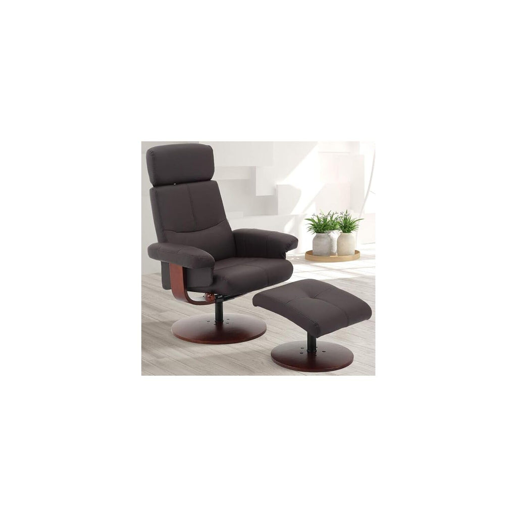 Mac Motion Comfort Chair Collection Roma White Polyurethane Recliner