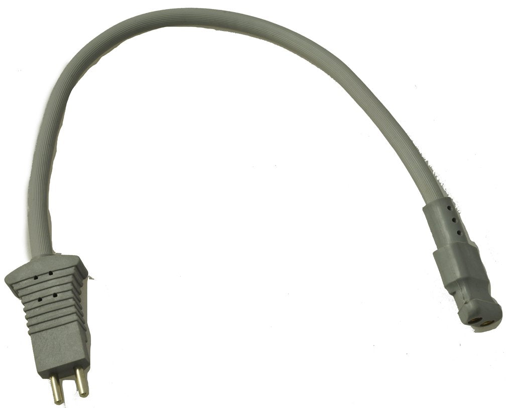 Filter Queen, Generic Pigtail Cord Male/Female 14 Inches Gray