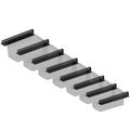 Linone Ceiling Storage Rack, 16 Inch, 8 Sets for 7 Bins