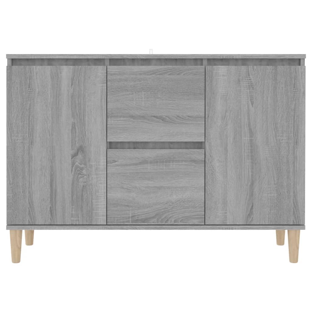 vidaXL Sideboard Gray Sonoma 40.7&quot;x13.8&quot;x27.6&quot; Engineered Wood
