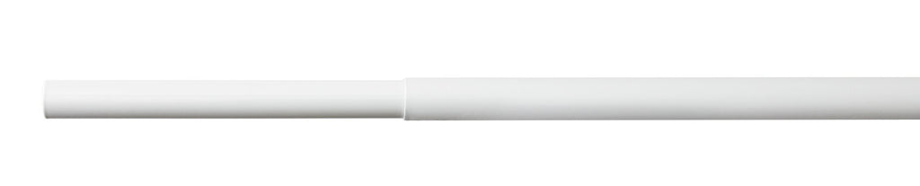 ClosetMaid 2052 SuperSlide Adjustable Hanging Rod, 6' to 8', White