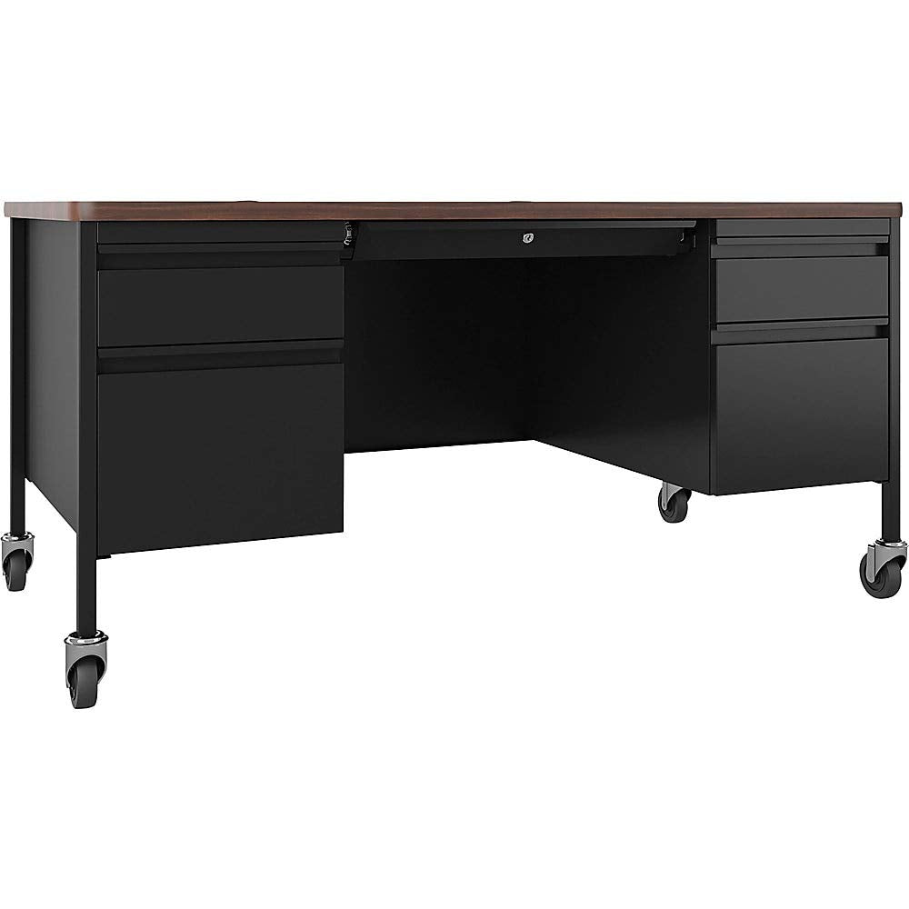 Lorell Fortress Series Teacher's Desk - Thumbnail 4