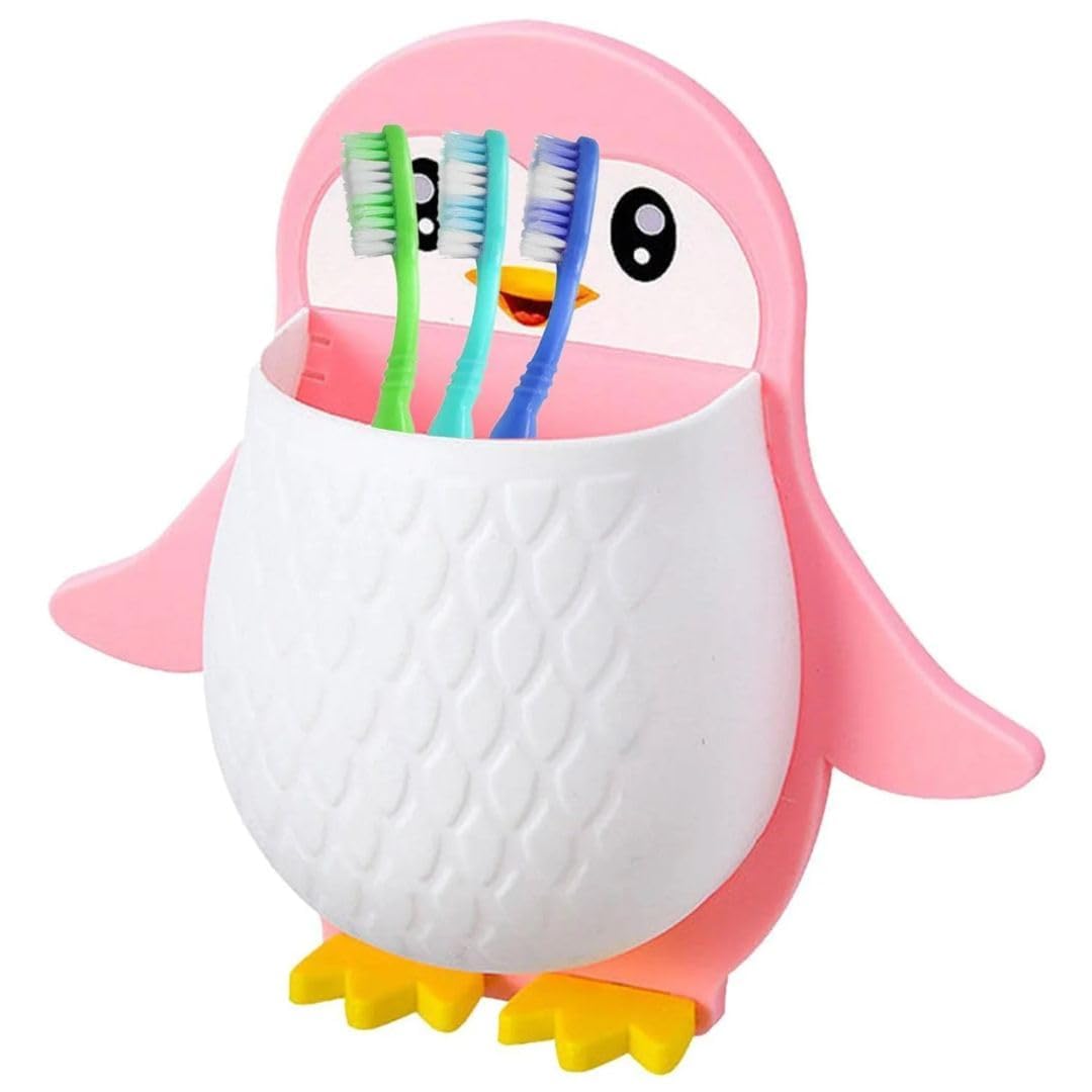 1pcs Toothbrush/Brush Holder Wall Mount Brushes Holder for Bathroom Wall Self Adhesive Heavy Duty Sticky Toothpaste Organizer Ha