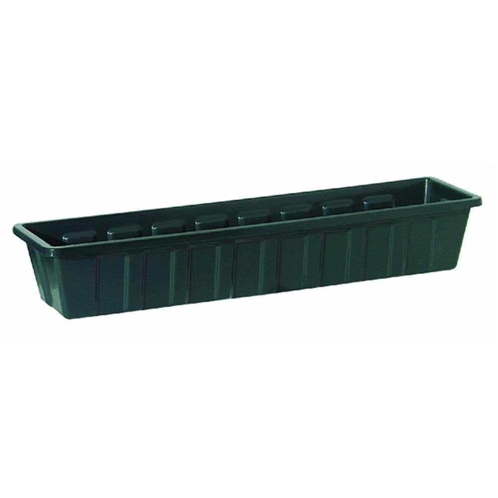Novelty 203459 2181 Green Flower Box Planter, 18-Inch
