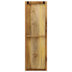 SKM Wall-Mounted Coat Racks 2 pcs Solid Mango Wood 14.2x43.3x1.2 -6025