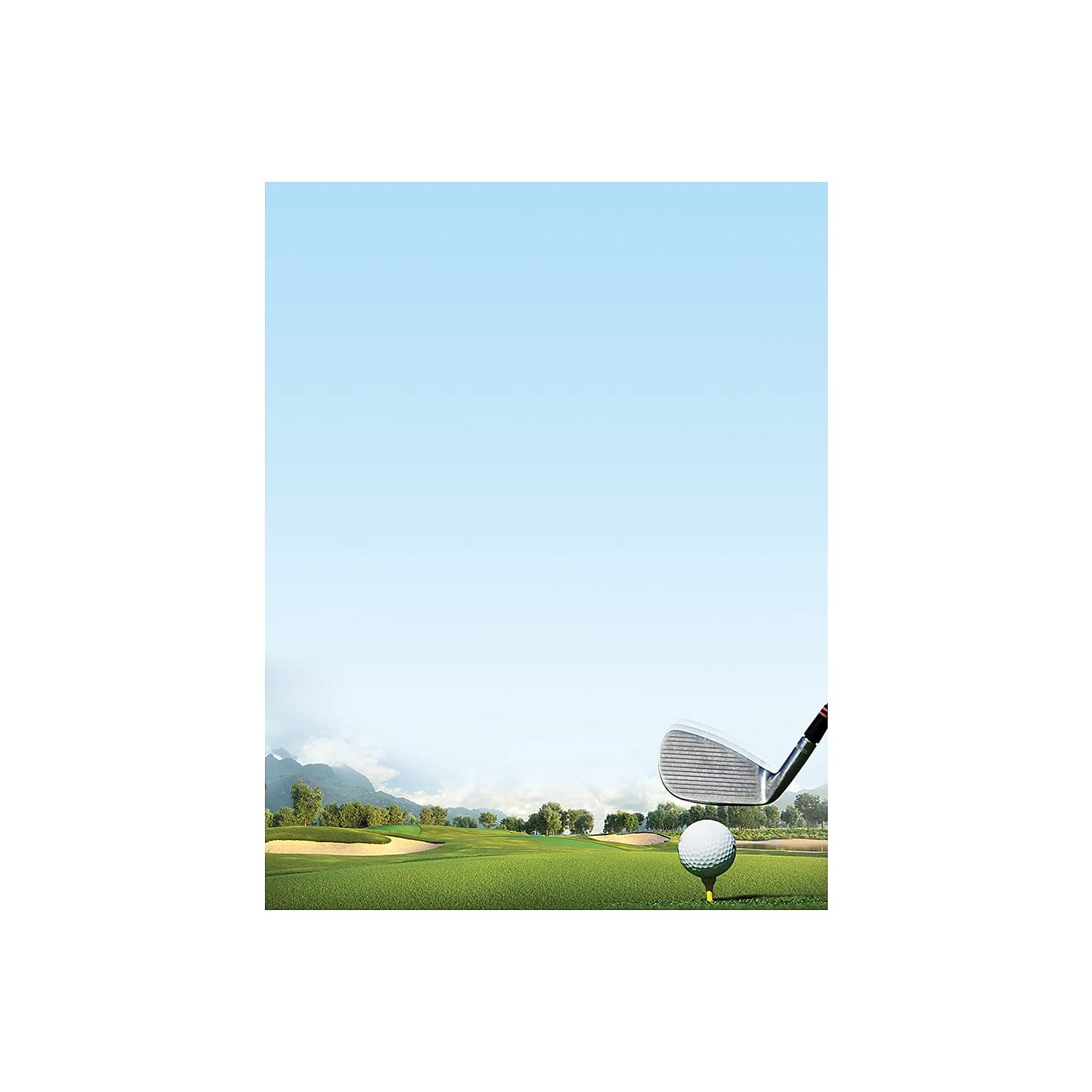 Great Papers! Tee Off Letterhead, 8.5' X 11', 80 Count (2017034)