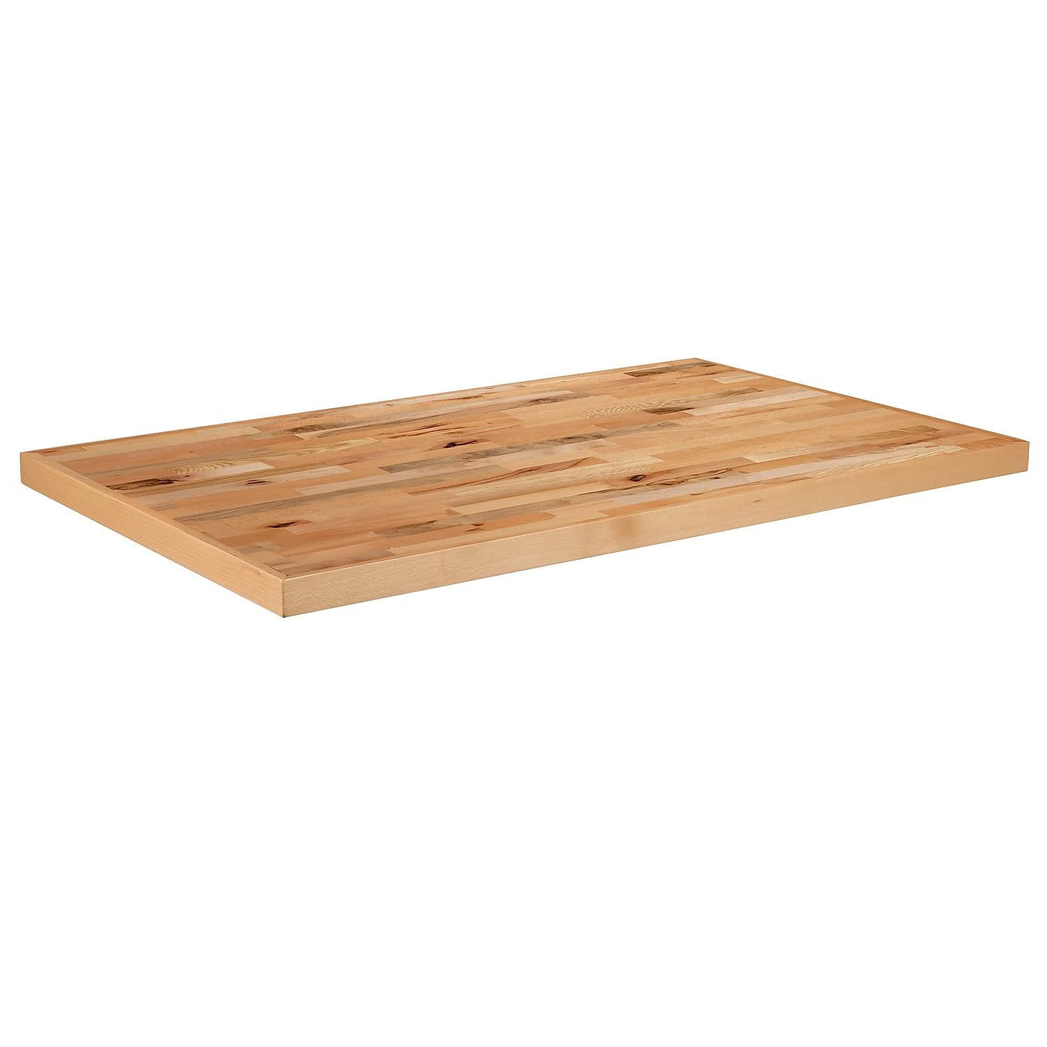 Flash Furniture Mayfair 30&quot; X 48&quot; Rectangle Butcher Block Style Table Top, Natural