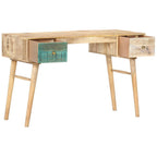 vidaXL Desk 46.5"x19.7"x29.5" Solid Mango Wood