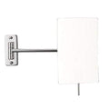 Nameeks AR7727 Glimmer Wall Mounted 3x Magnification Makeup Mirror, Chrome, 5.9 x 8.5