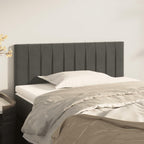 vidaXL Headboard Dark Gray 39.4x2x30.7/34.6 Velvet