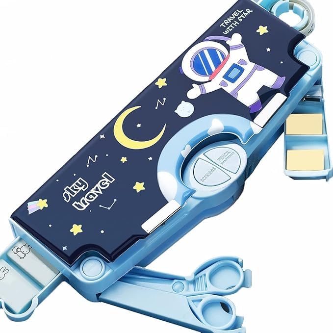 Eclet Pencil Box For Boys Girls Kids Geometry Box (Multicolor)