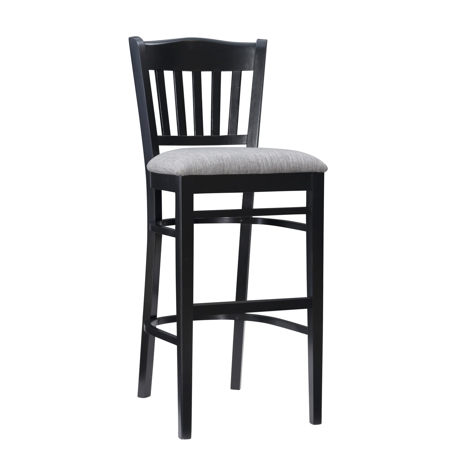 Maryah Upholstered Barstool Black Set Of 2