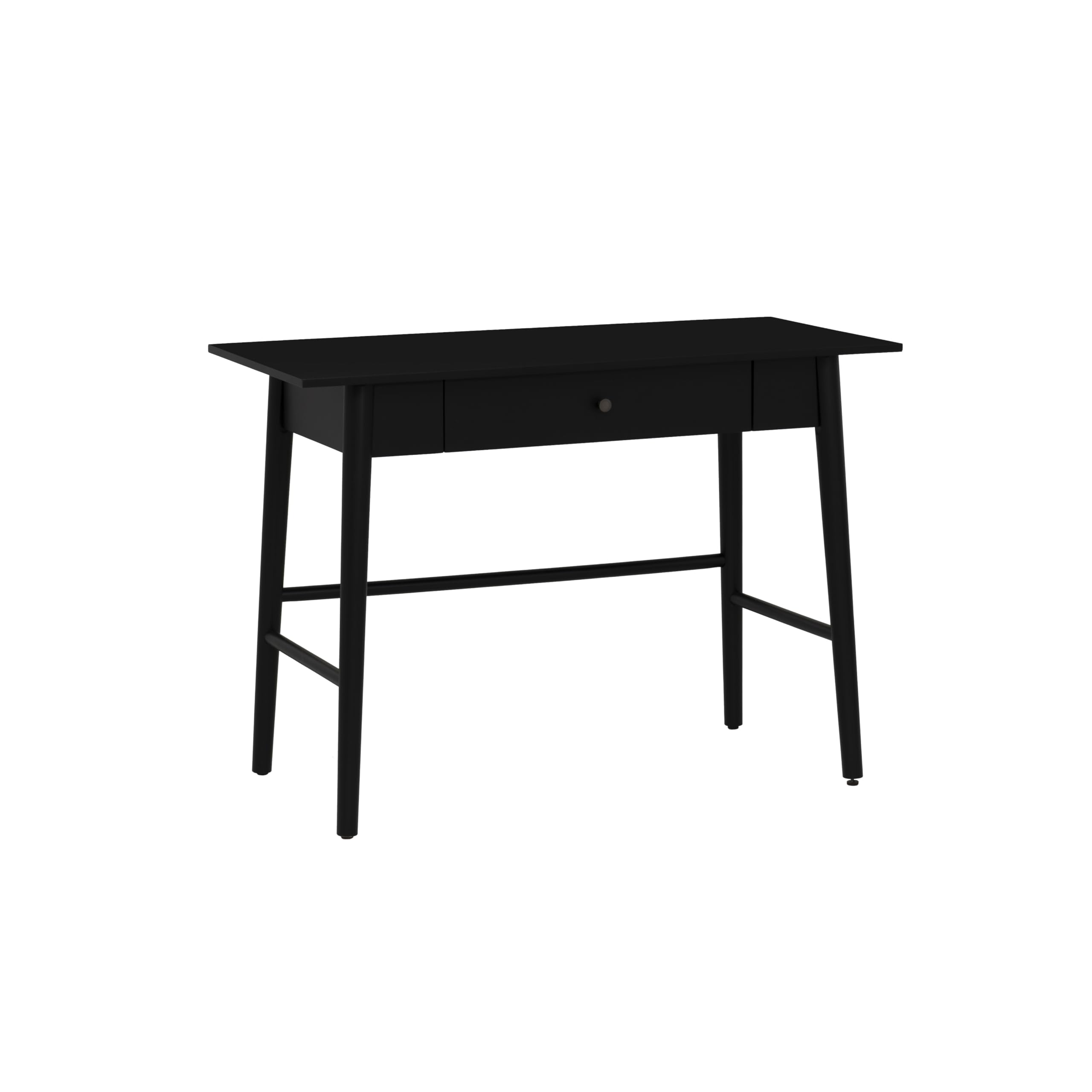 Melissa Black Wooden One Drawer Writing Desk by Linon