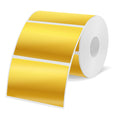 Yegawen 3X2 Inch Holographic Thermal Labels, Gold Thermal Sticker Labels, Rainbow Glitter Stickers For Price, Barcode, Mailing,