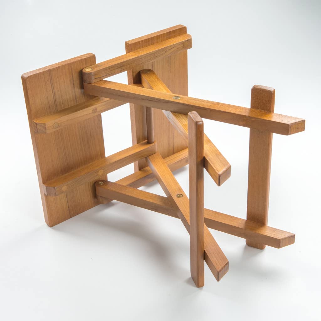 HomeRoots 12' Brown Solid Wood Square End Table