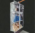 Hanging Handbag Organizer, Clear DustProof Storage, 6 Pockets, Closet Space Saver