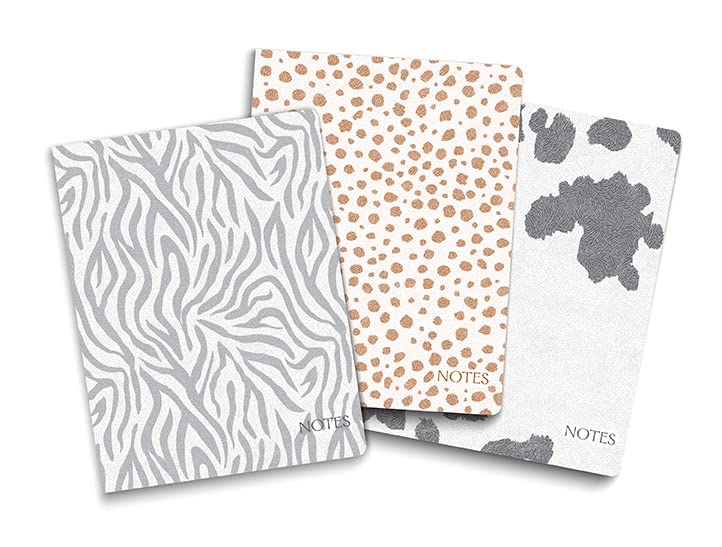 Southworth Premium Journal Set (3Pk), 6.5   X 8.5   , Animal Embossed (3 Coordinating Designs), Premium 28Lb/105Gsm Paper, Flex