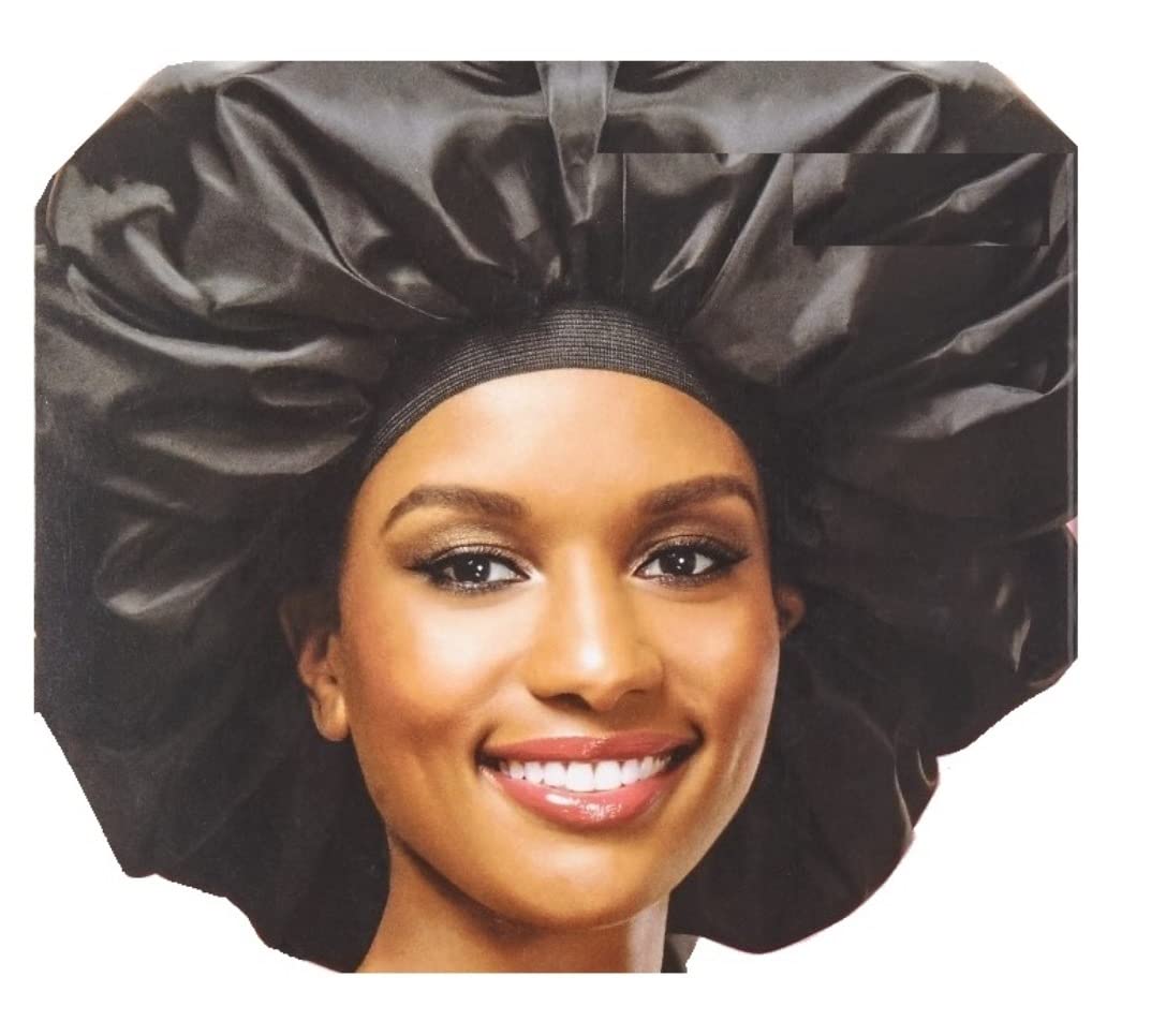 Kiss Red Satin Day & Night Cap Black Super Jumbo (Pack of 2)