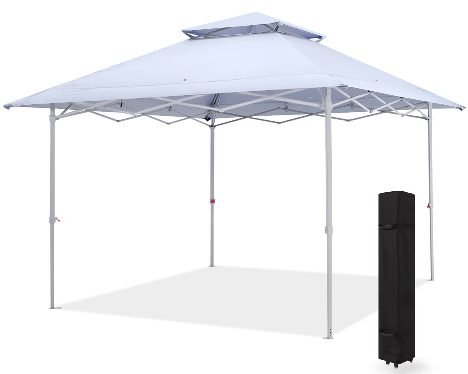 Mastercanopy Pop-Up Canopy Tent 13X13 Instant Shelter Outdoor Canopy With Wheeled Bag (White)