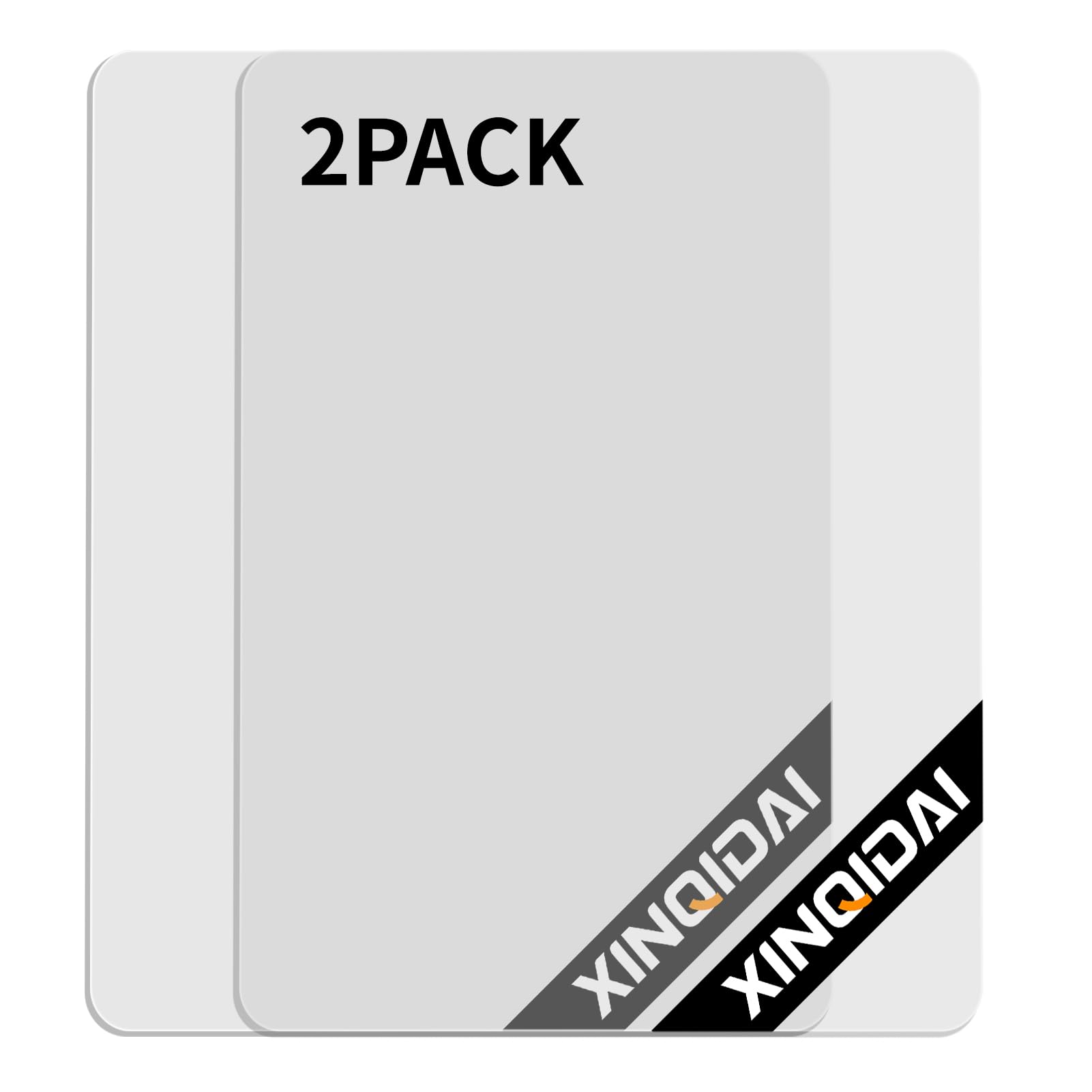 Xinqidai 2Pcs Office Chair Mat For Carpet & Hardwood, 57'X32' Heavy Duty (0.14' Thick) Floor Mat, Ultimate Protector For Comp