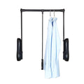 XNKLMYT Pull Down Closet Rod for Hanging Clothes, 20.125.6 Adjustable