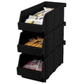 Cambro 5412 CBP110 Organizer (5''x 12''x 4-1/4'') Black Polyethylene - Case of