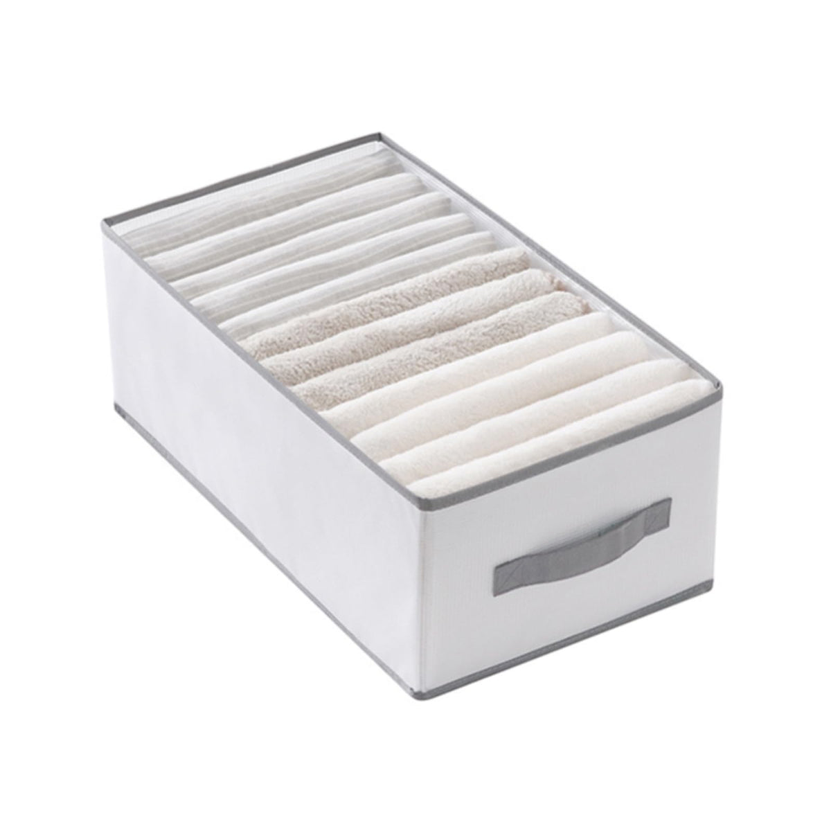 HFZJYSHN Storage bin Fabric Storage Box Household Clothes Storage Box Wardrobe Clothes Trousers Organising Box for Shelves, Toys