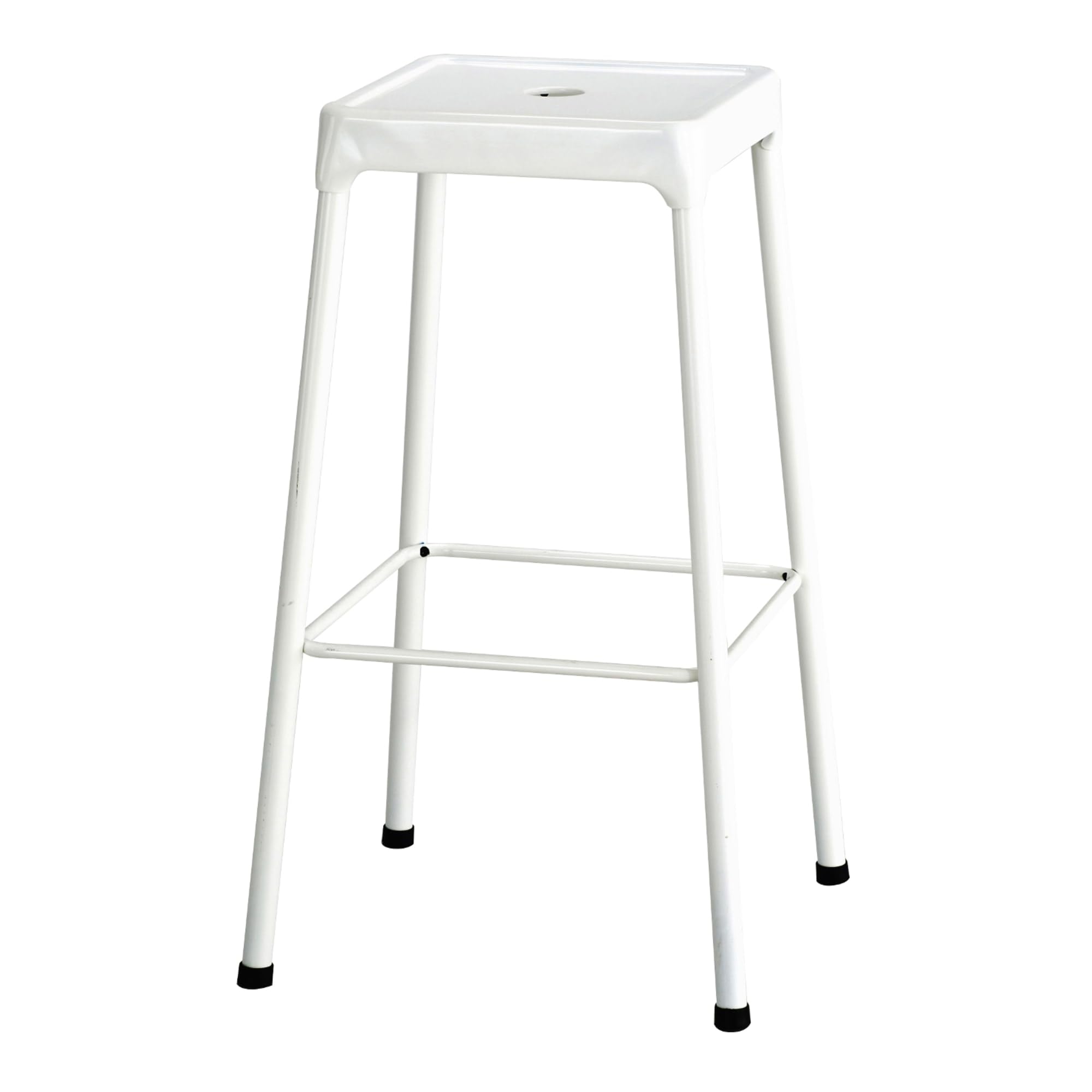 Safco Products 6606WH Steel Stool, 29", White