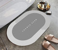 AJB Shower Room Bath Mat | Non Slip Base Memory Natural Rubber Bathroom Quick Water Door Shower Mat Machine Washable Soft Micro
