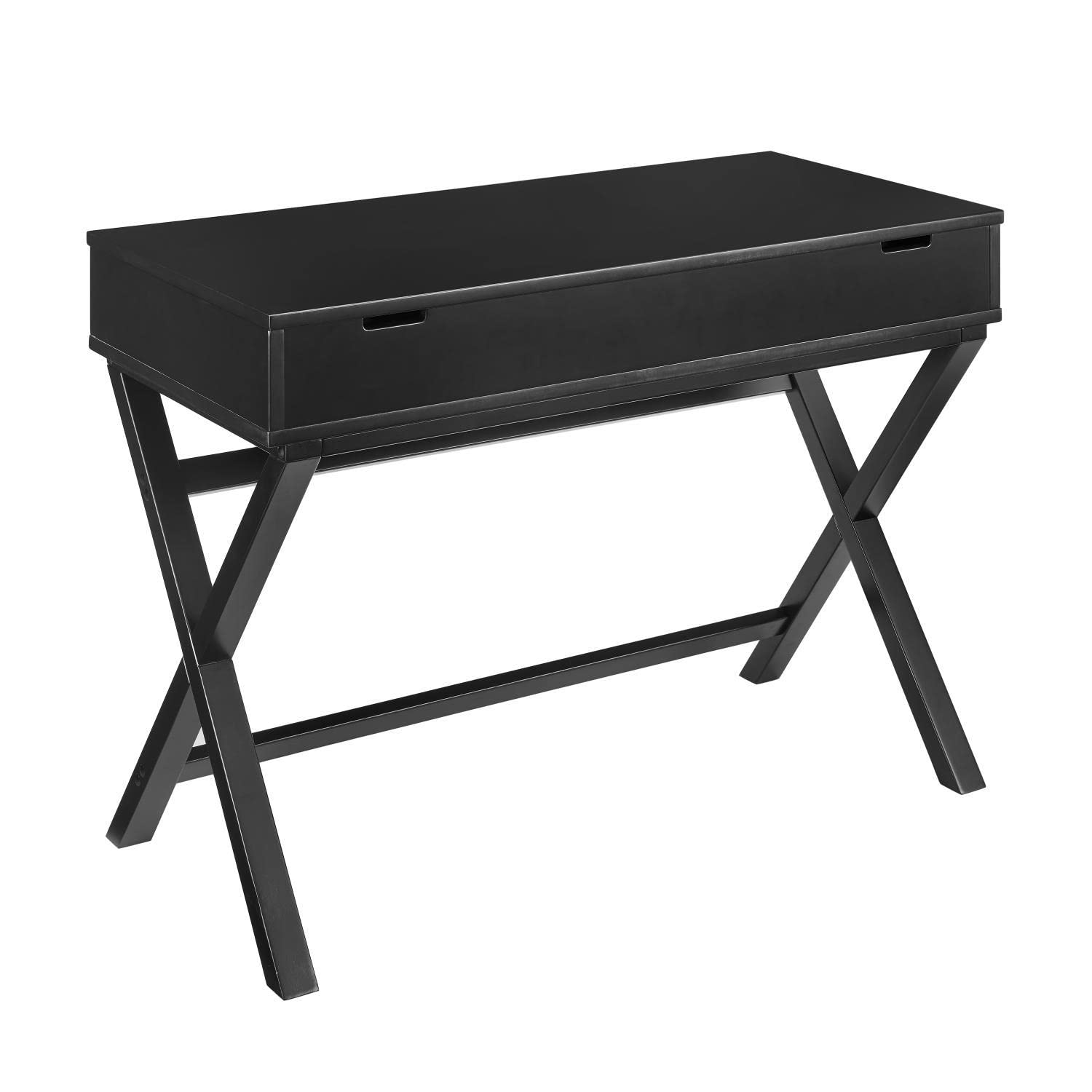 Peggy Lift Top Desk, Black