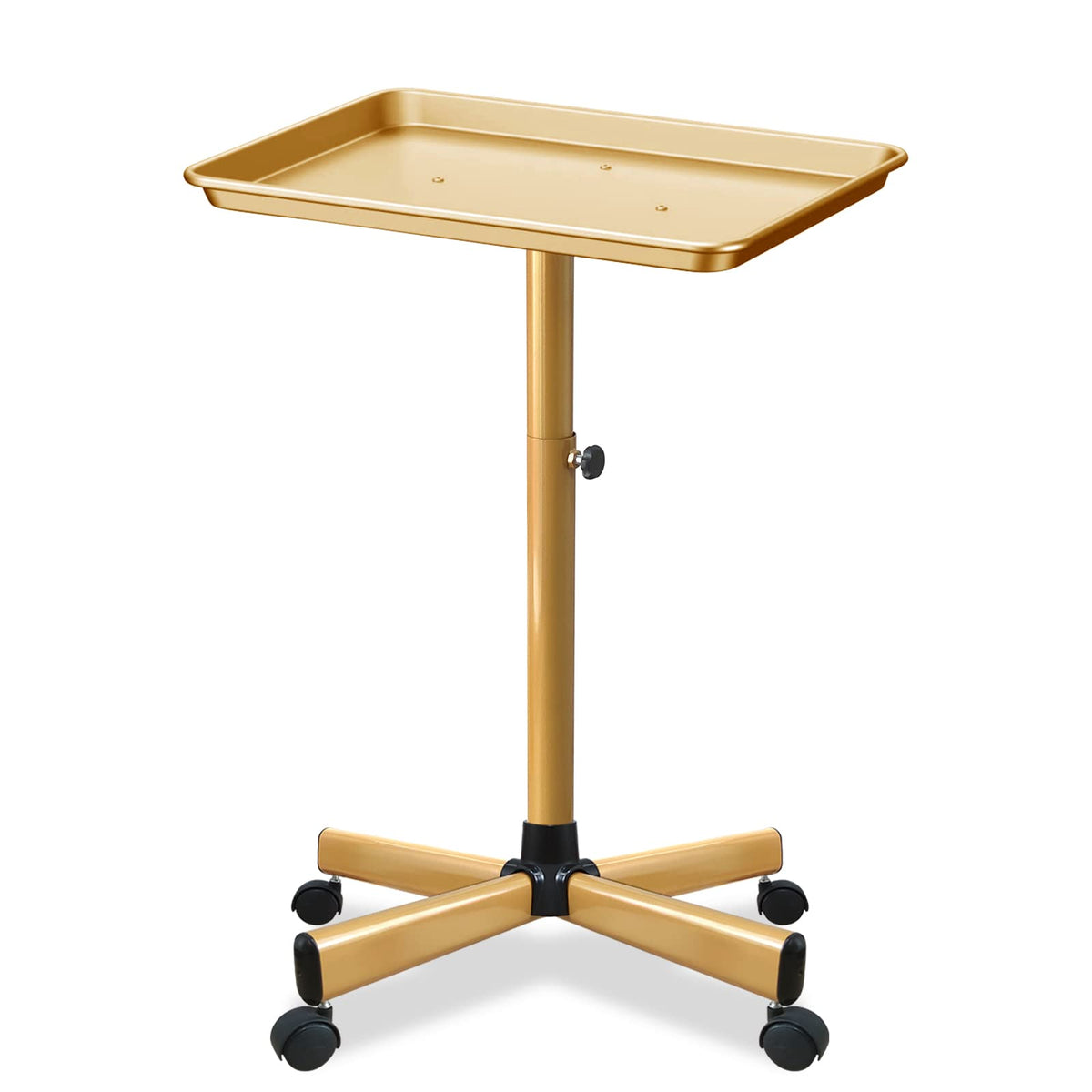 Retain Time Premium Aluminum Salon Tray, Sturdy Corrosion-Resistant Adjustable Tray is Used for Salon Tray on Wheels, Salon Tool