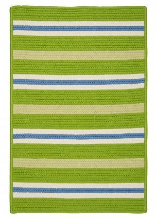 Colonial Mills Painter Stripe Ps61 Garden Bright Green 2X3 - Area Rug