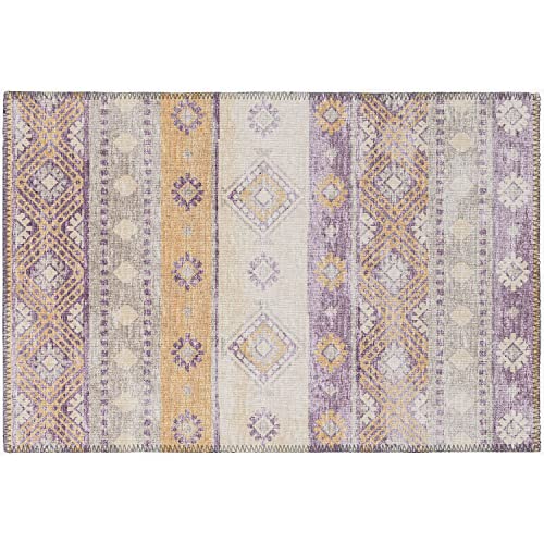 Sedona Sn12 Purple Transitional Rug Rectangle 10' X 14'