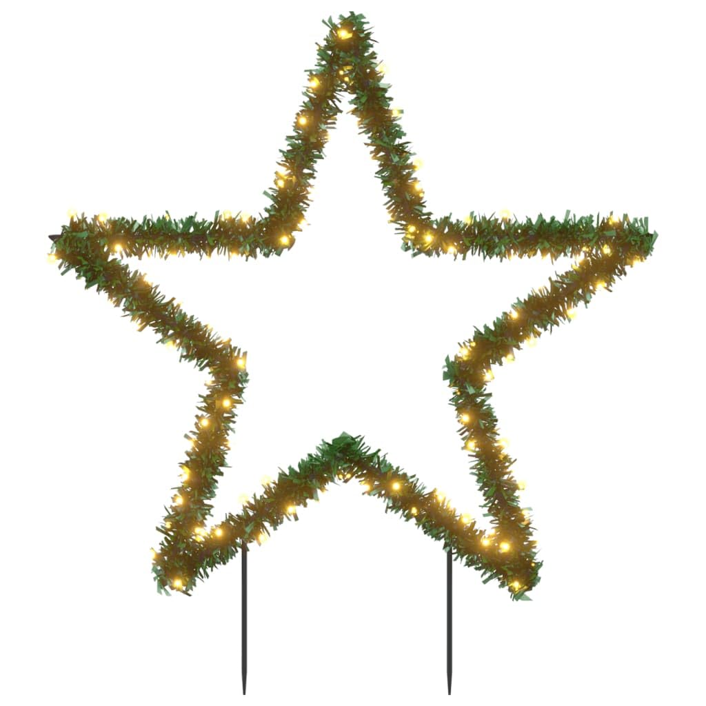 vidaXL - 115 LED Stakes Light Up Decoration Christmas Star Light Christmas Ornament Home Party Garden Modern 85cm