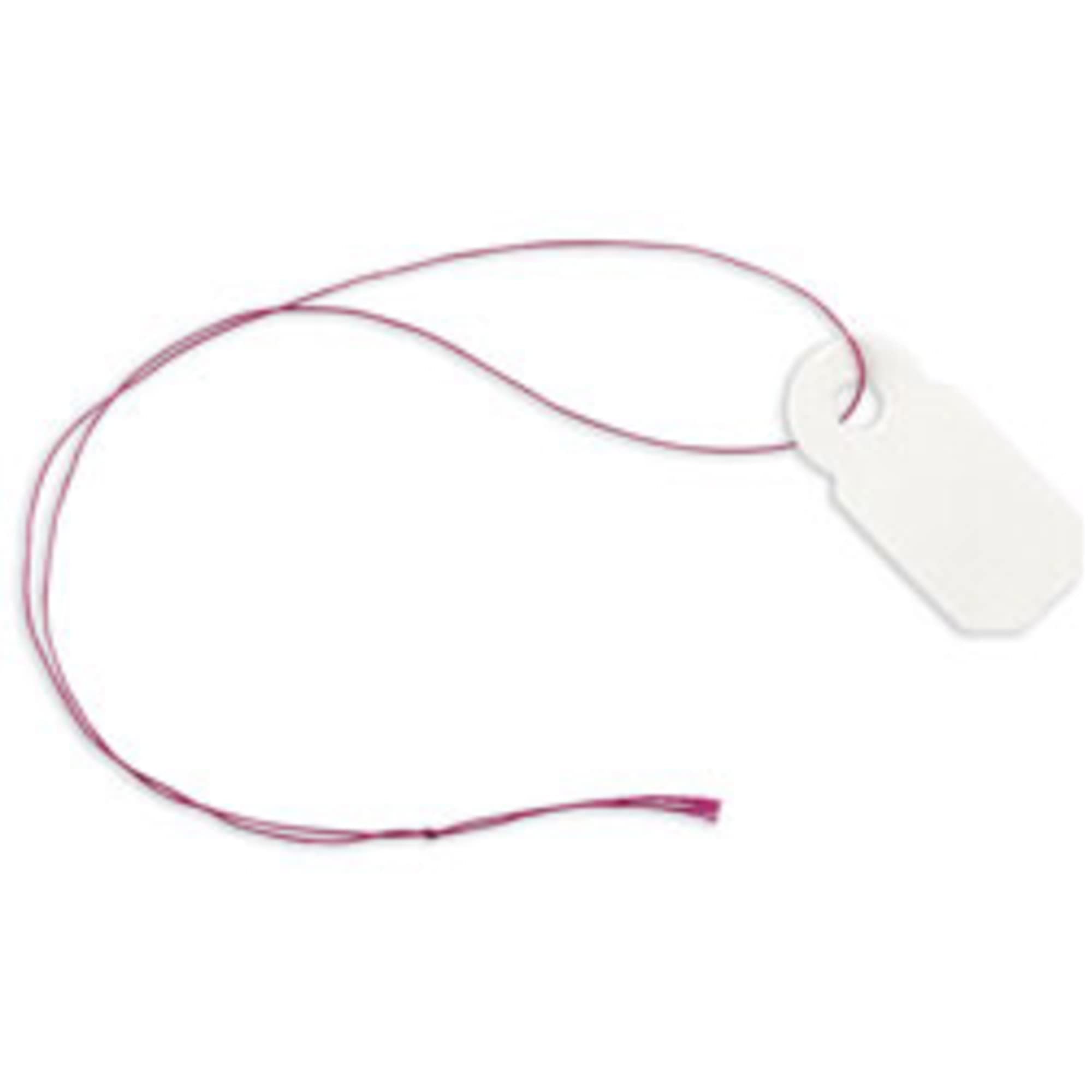 Office Depot Jewelry Tags, 0.38In. X 0.81In., White, Pack Of 100, Xs007007