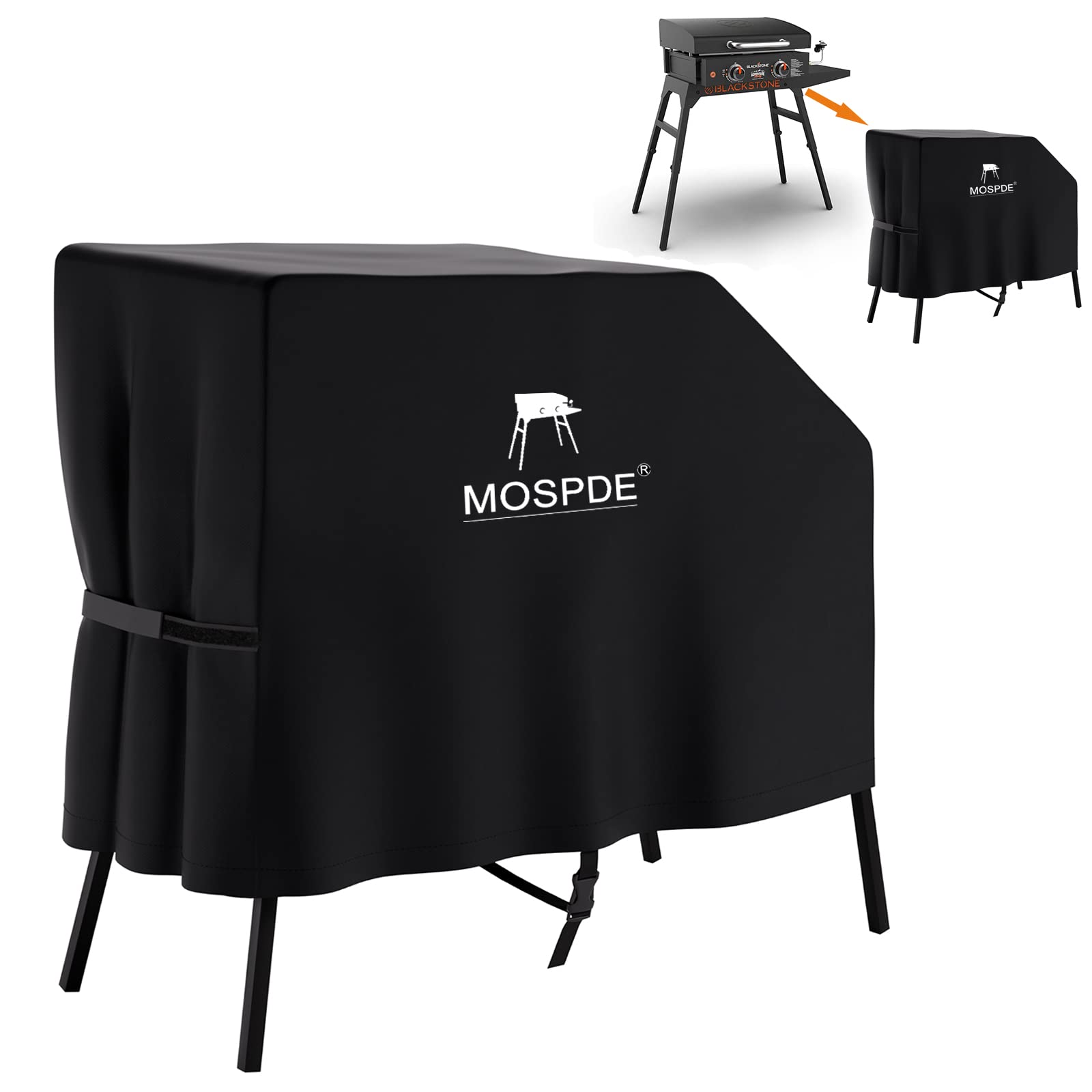Griddle Cover Fits For Blackstone 22 Inch 17 Inch Griddle With Hood And Stand, Waterproof Grill Cover For Blackstone 22' 17' G