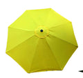 Bellrino Decor Replacement Yellow Strong And Thick Umbrella Canopy For 9Ft 8 Ribs Yellow (Canopy Only)