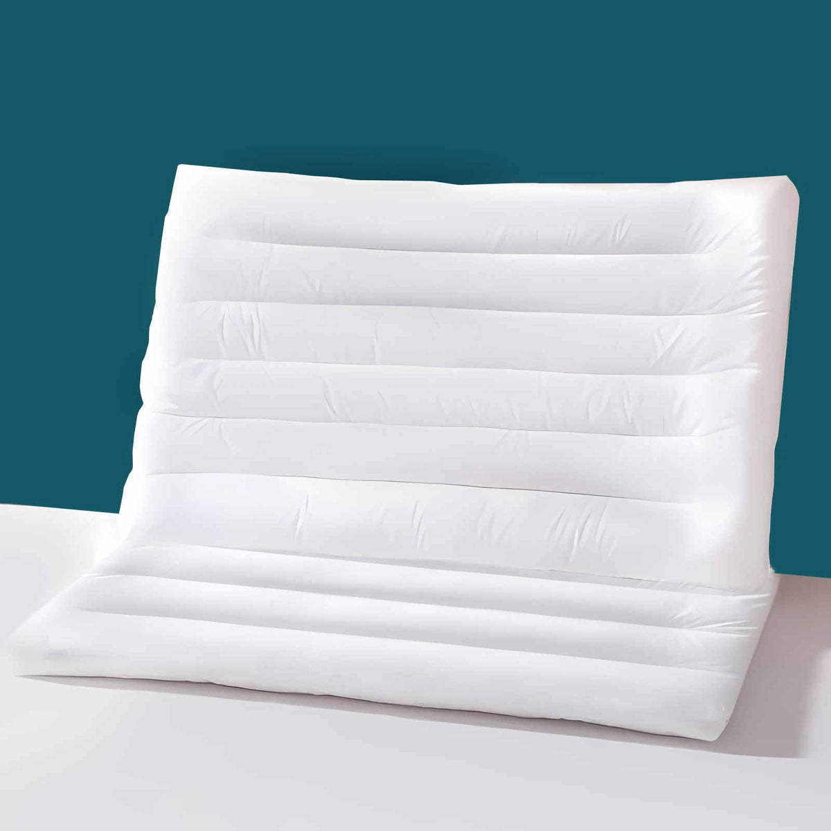 Ultra Flat Thin Pillows For Sleeping Standard Size Set Of 2 Pack, 3' High Slim Bed Pillow For Back Stomach Sleepers Down Altern