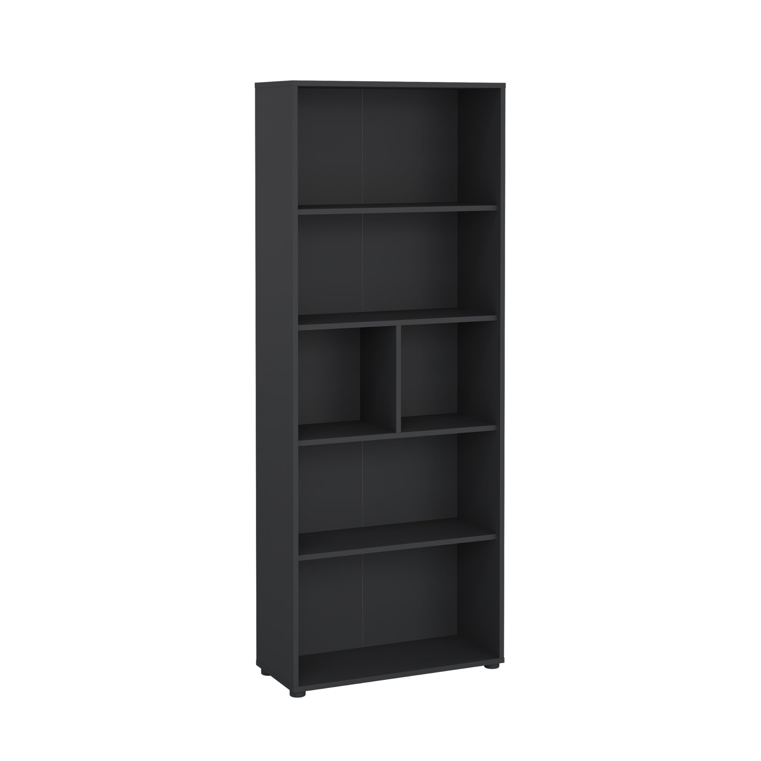 Sign 6 Shelf Boockase, Home Office Storage, Matte Grey