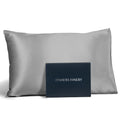 Fishers Finery 19Mm 100% Pure Mulberry Silk Pillowcase, Good Housekeeping Quality Tested (Silver, S)