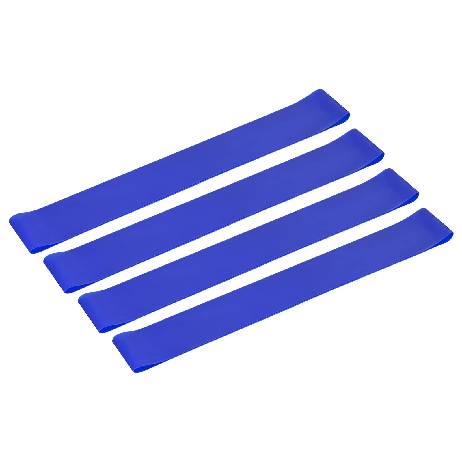 Meccanixity Chair Bands, Flexible Anti-Slip Seating Tpe Blue Band 50Mm Width 0.5Mm Thick For Home Office, Pack Of 4