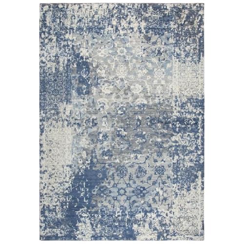 Rizzy Home Alora Decor Euphoria 10' X 13' Floral Lt. Gray/Gray/Rust/Blue Hybrid Area Rug