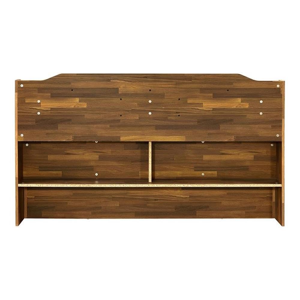 Acme Hestia Wooden Queen Platform Bed in Walnut